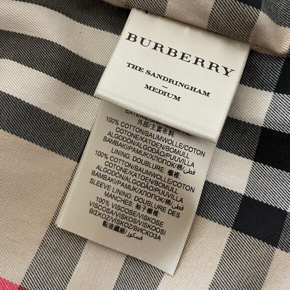 Burberry Navy Blue Trench coat size 50 - Picture 7 of 10